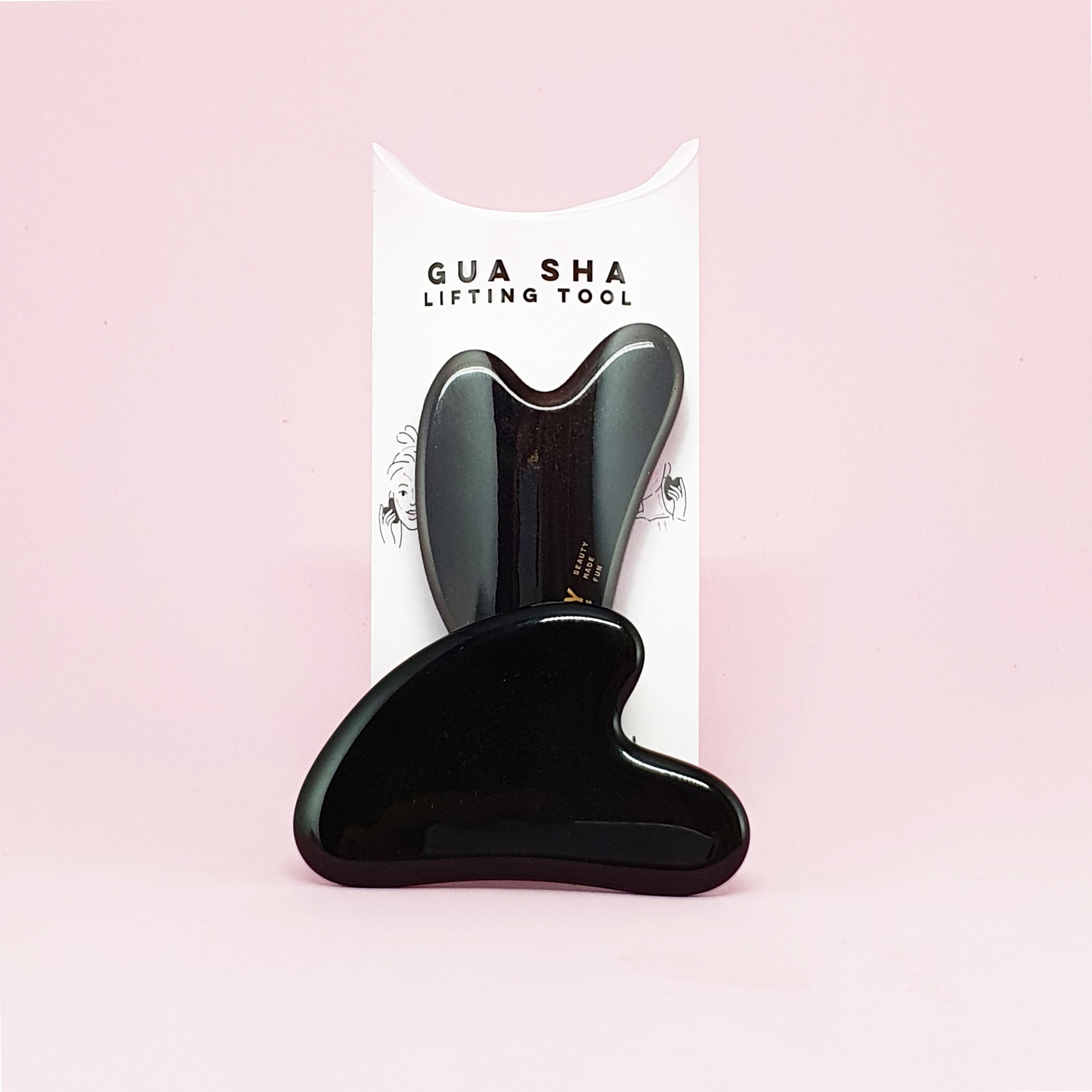 Gua Sha Lifting - Black obsidian